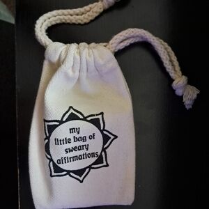 Canvas Drawstring Bag - Cream